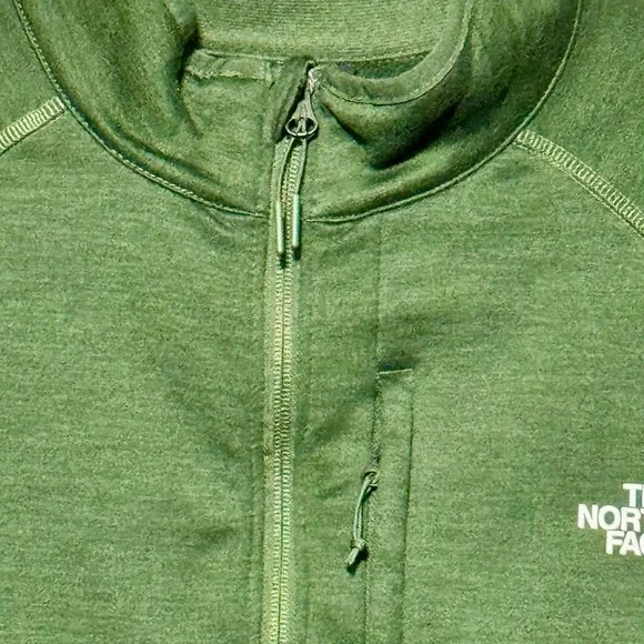 The North Face Canyonlands Half Zip Mens Green Long Sleeve Athleisure Sweatshirt - Picture 3 of 11